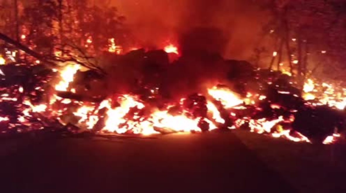 USA: Lava flows continue after Kilauea volcanic eruption