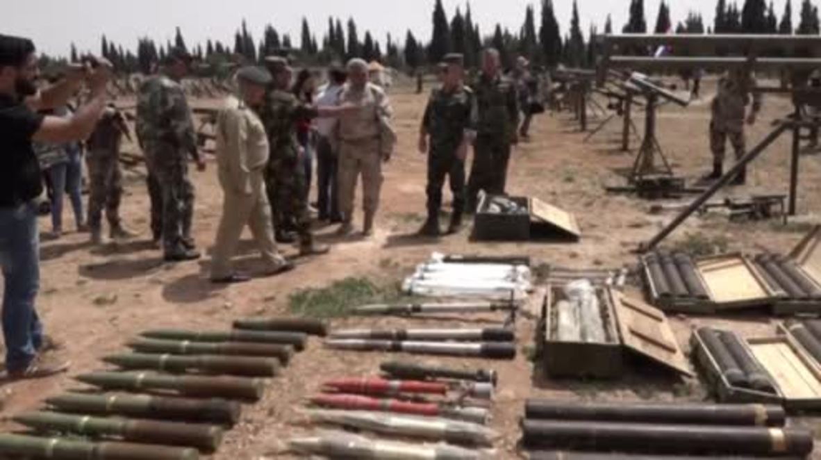Siria: El Ejército Árabe Sirio se apodera de armas pesadas de combatientes radicales en Homs
