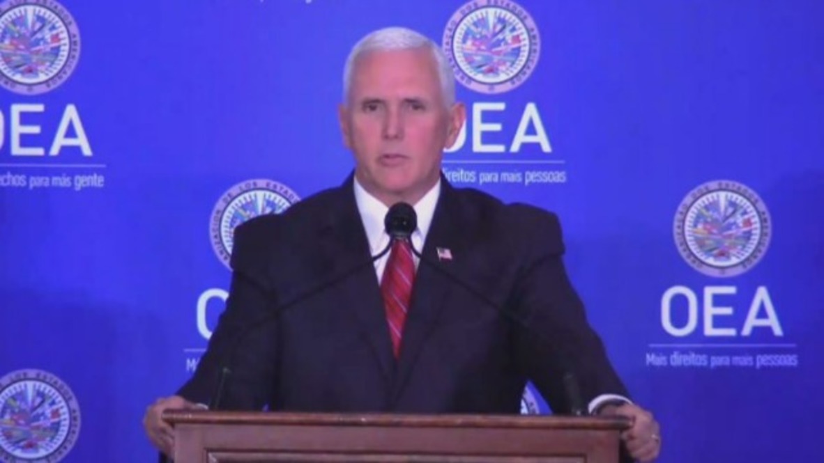 USA: Pence urges Latin America to ‘sanction’ Venezuela