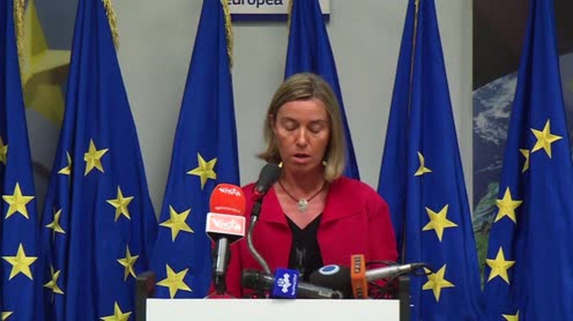 Italy: Mogherini declares EU will 'preserve the Iran nuclear deal'