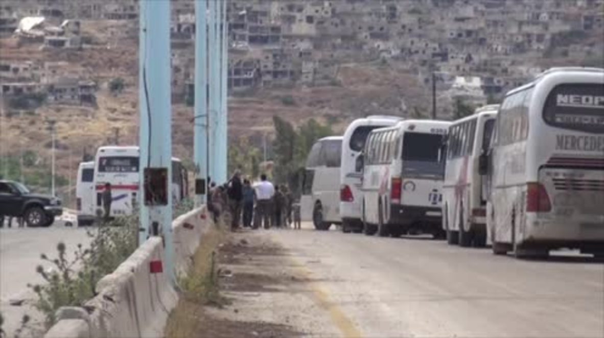 Syria: Militant evacuation via Al-Rastan corridor continues