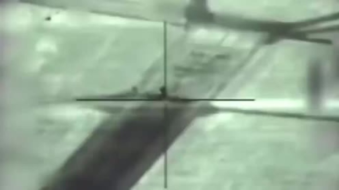 Syria: Israeli military release footage of airstrike on Syrian anti-aircraft battery