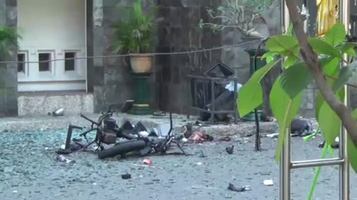 Indonesia: At least eight dead after bomb attacks hit three Surabaya churches *GRAPHIC*