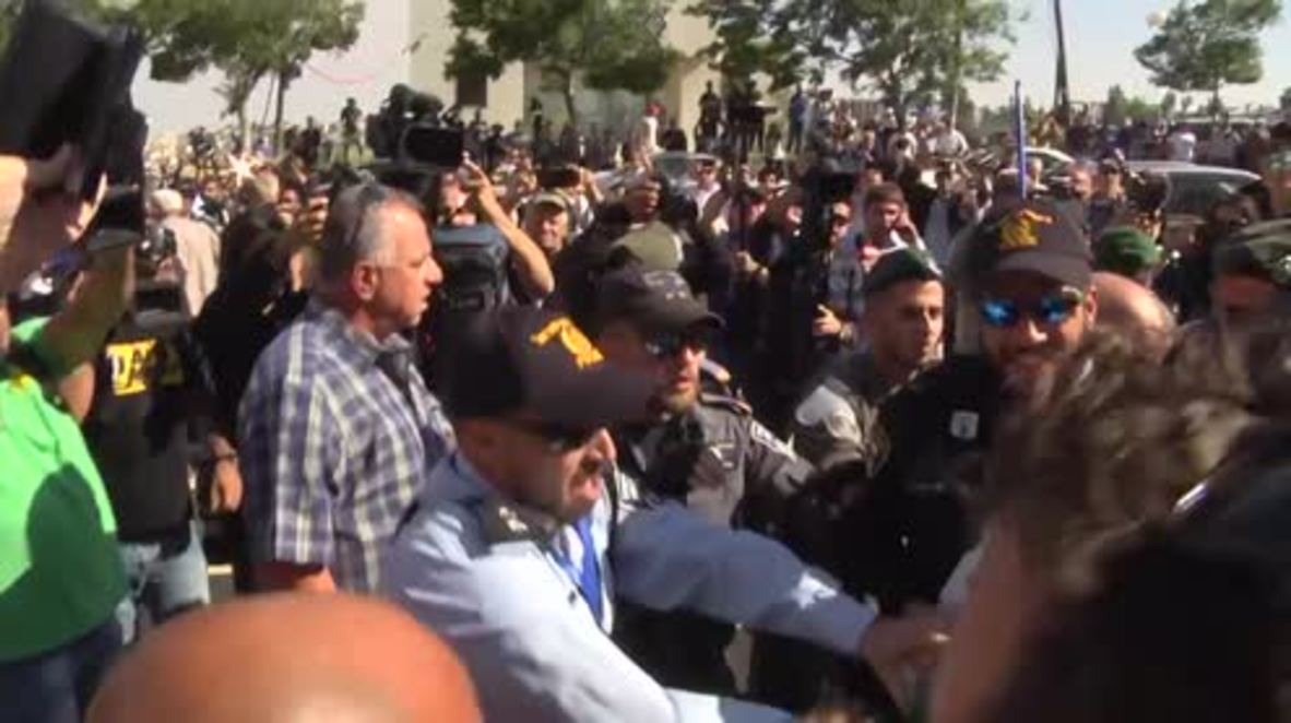 Israel: Varios detenidos durante enfrentamientos entre la policía y manifestantes pro palestinos