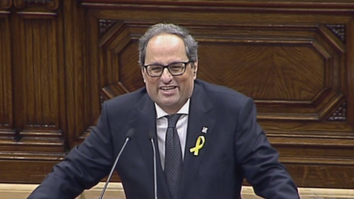 Spain: Separatist Torra succeeds Puigdemont as Catalan President