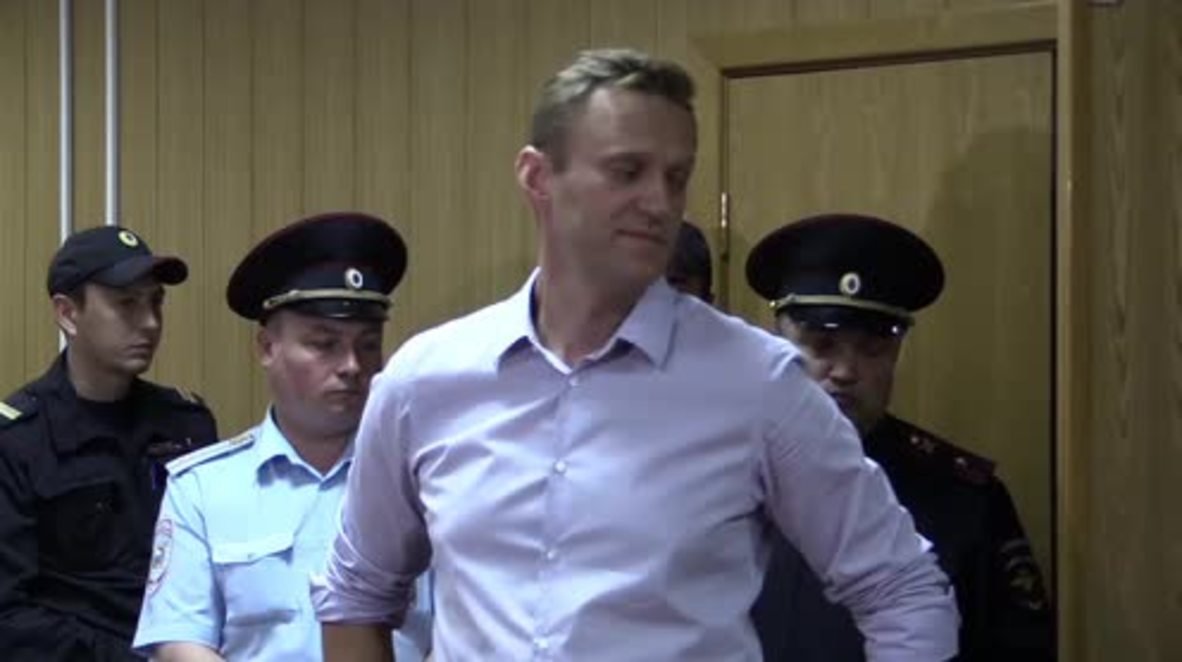 Russia: Navalny sentenced to 30 days in jail for staging unsanctioned rally
