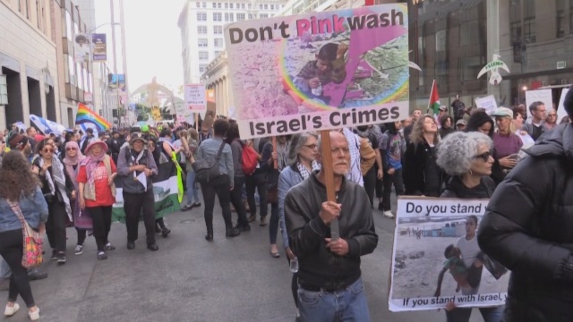 USA: Protesters slam Israeli violence outside San Francisco Consulate
