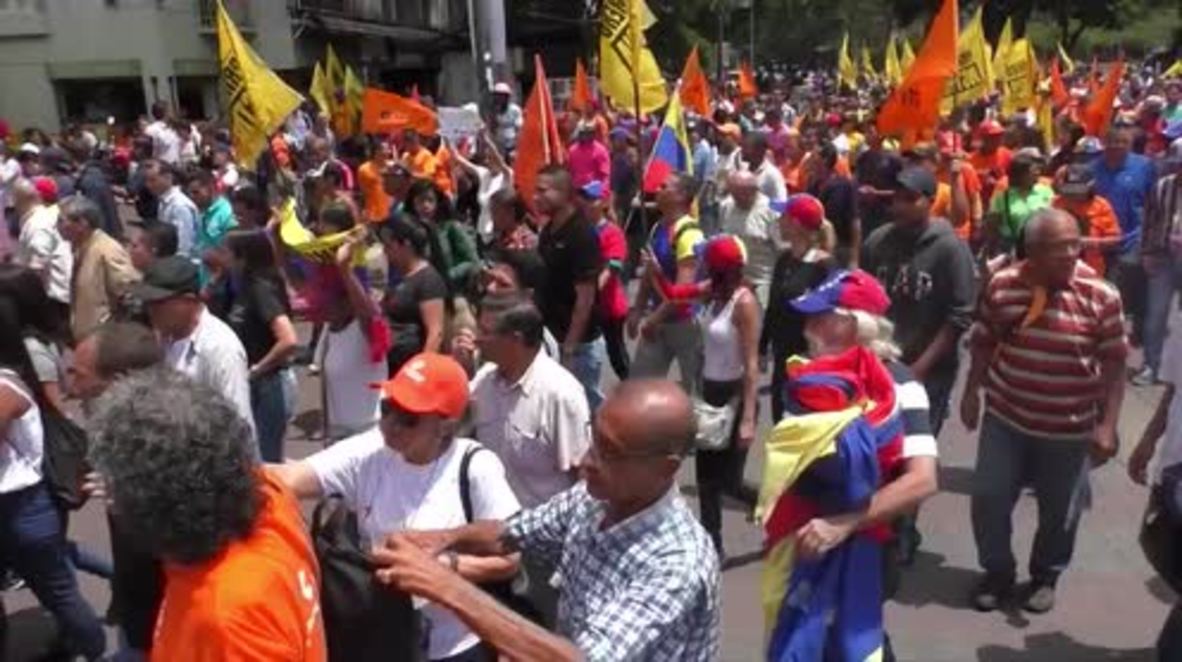 Venezuela: Cientos protestan contra las próximas elecciones presidenciales