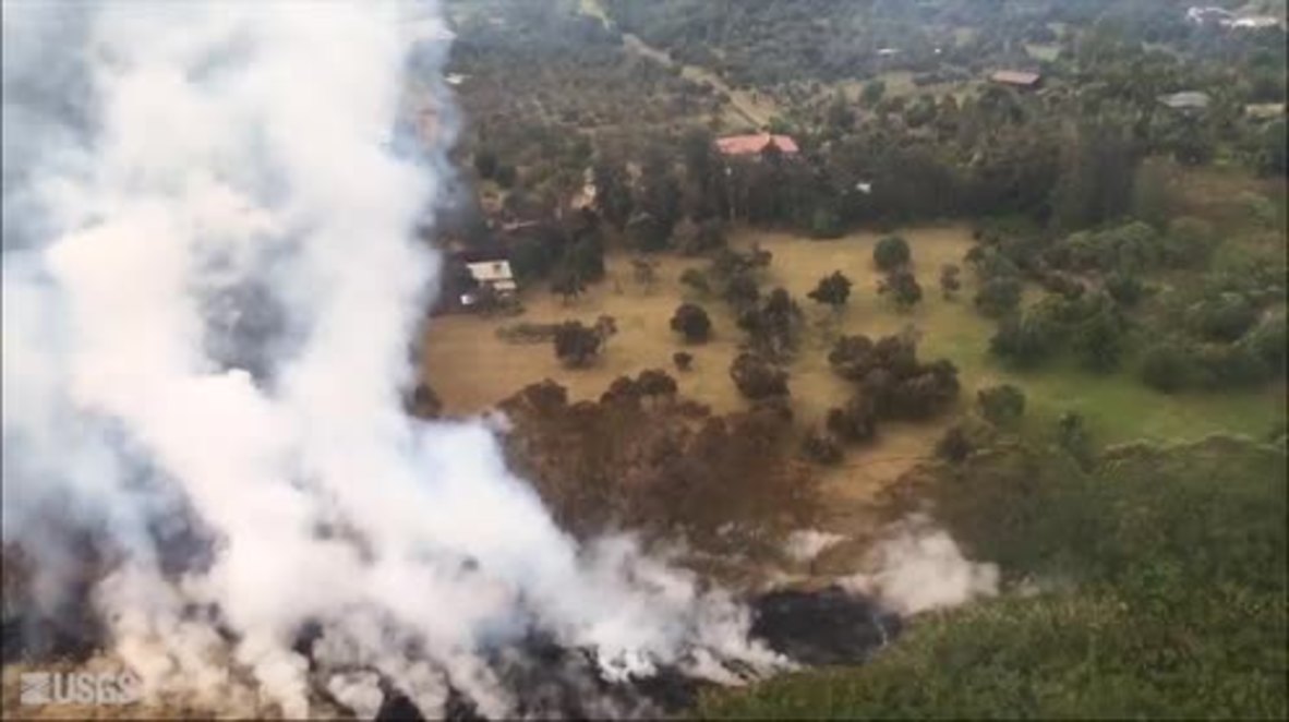 EE.UU.: Grietas expulsan lava y gases tóxicos tras la erupción del volcán Kilauea