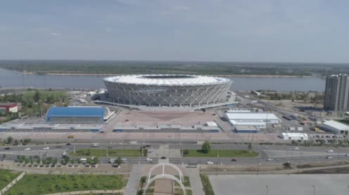 Russia: Drone captures Volgograd Arena as World Cup nears