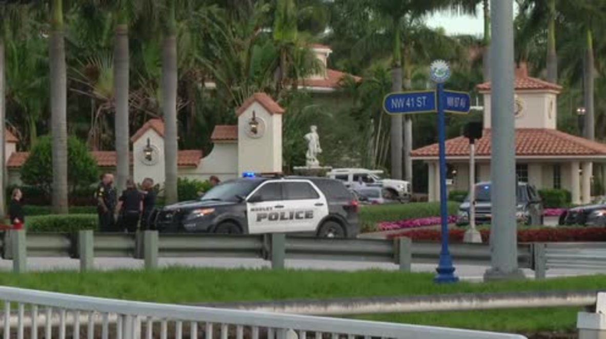 USA: Man detained after exchange of gunfire at Trump golf resort