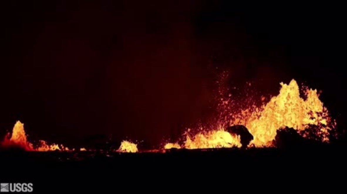 EE. UU.: El volcán Kilauea escupe lava mientras continúan las erupciones volcánicas en Hawaii