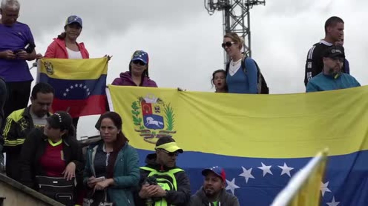 Colombia: 'Maduro, I hate you' – Venezuelan migrants rally against presidential elections