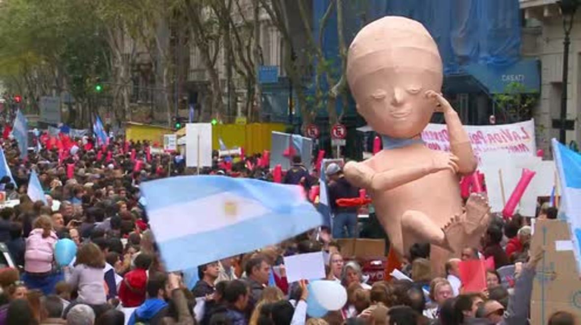 Argentina: Miles de personas "marchan por la vida" en Buenos Aires