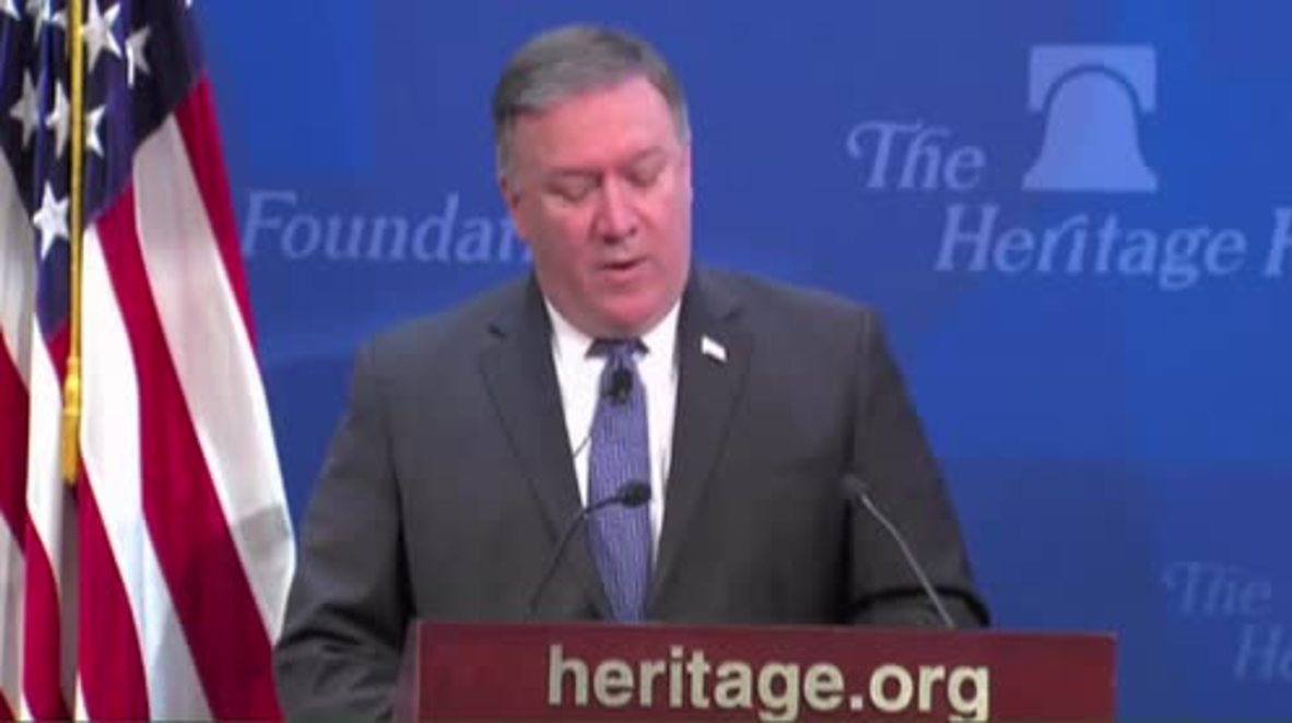 EE. UU.: 'Retiren sus fuerzas de Siria' - Pompeo anuncia 12 demandas a Irán