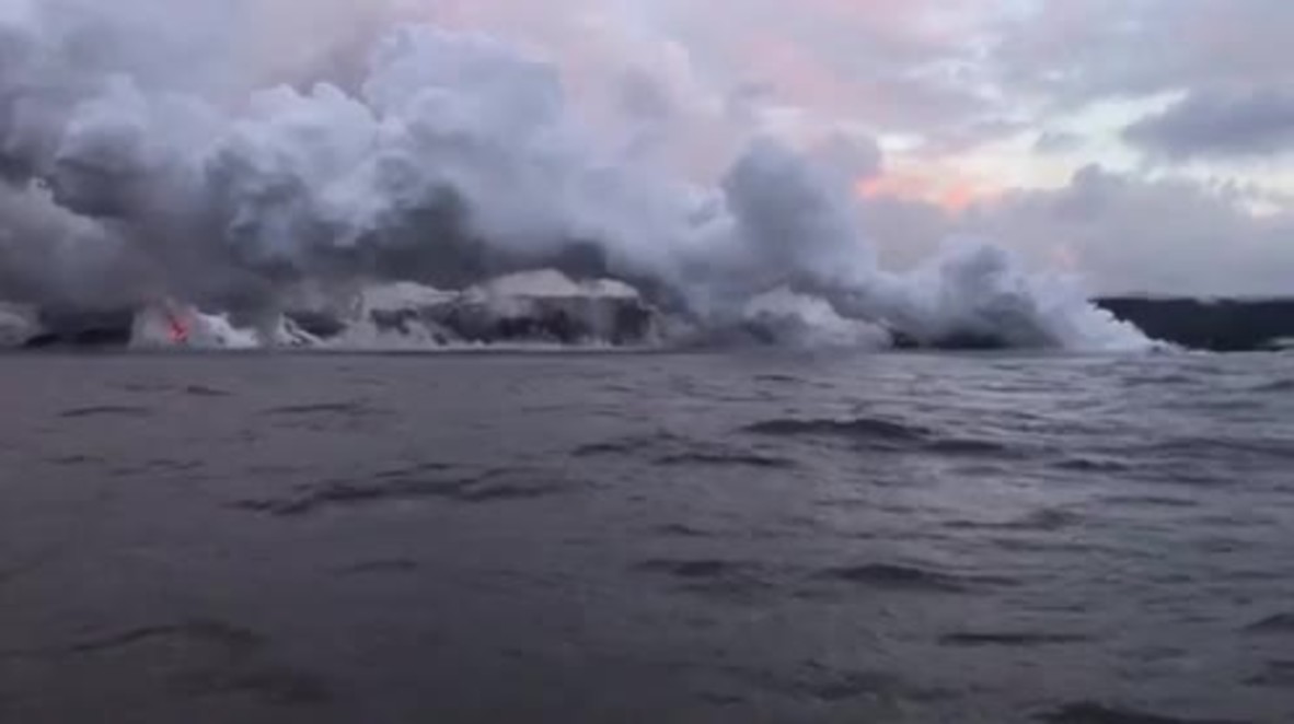 EE.UU.: Enormes erupciones volcánicas crean laze altamente tóxico en Hawaii