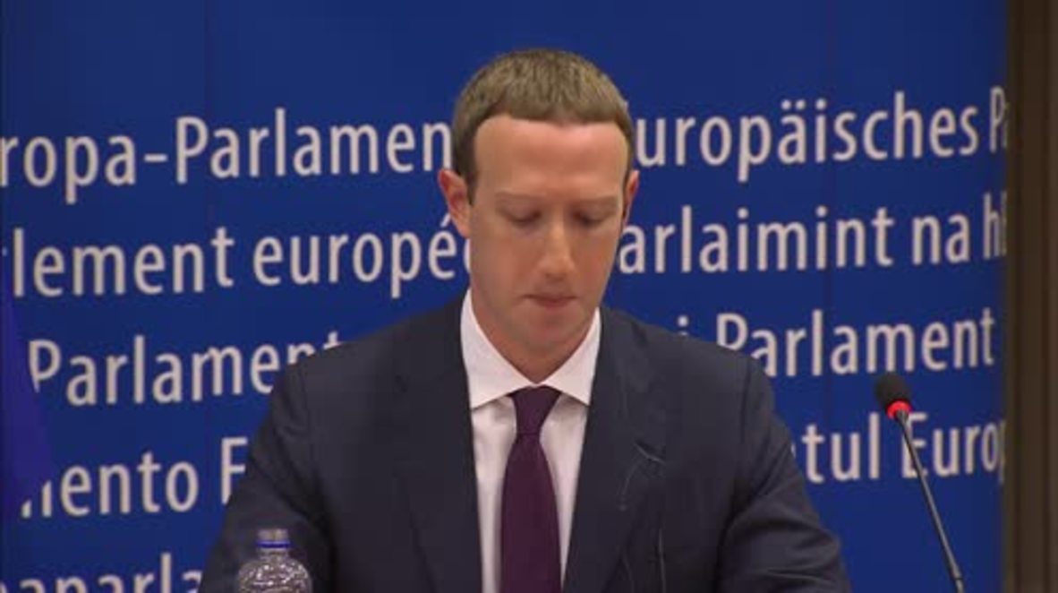Bélgica: Zuckerberg se disculpa por los "errores" de Facebook en la UE
