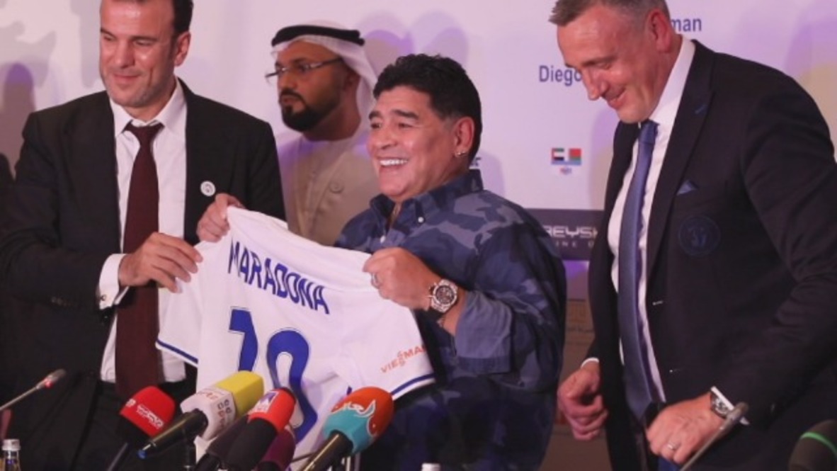 UAE: Maradona unveiled as Belarusian club Dynamo Brest's chairman