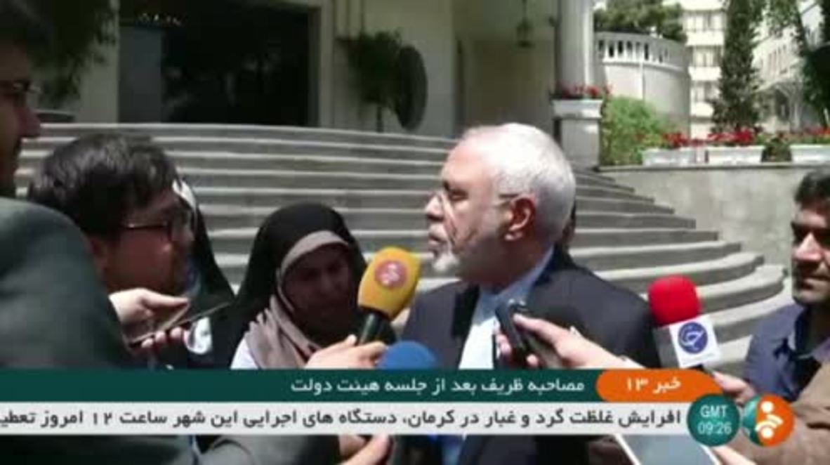 Irán: Zarif dice que las exigencias de Pompeo son "alucinaciones