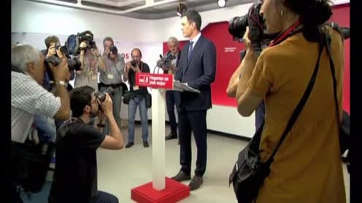 Spain: Socialist Party files no-confidence motion against Prime Minister Rajoy