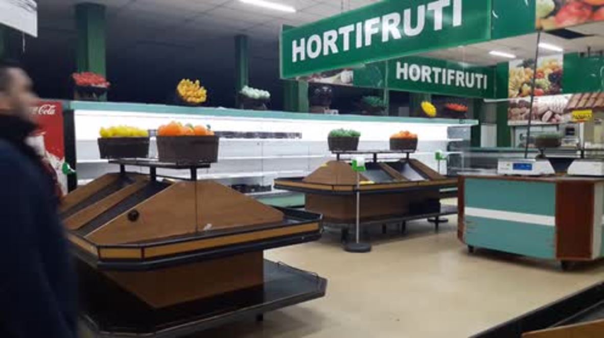 Brasil: Escasez de alimentos en los supermercados de Sao Paulo por huelga de camioneros