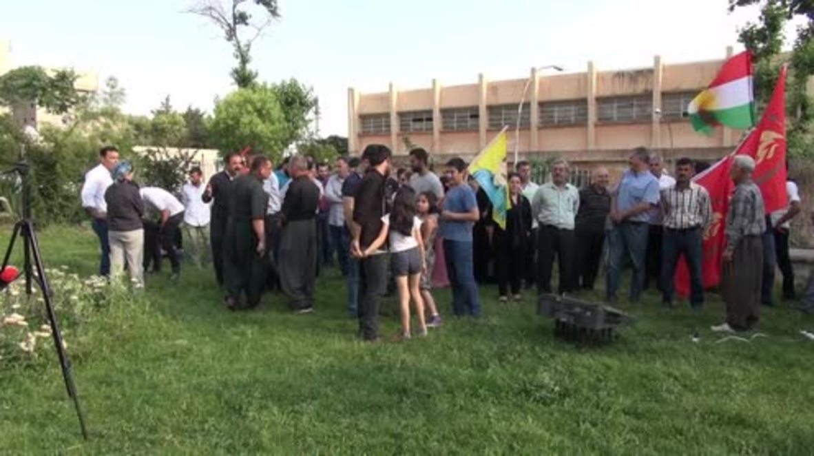 Iraq: Dozens protest Turkish ops in Iraqi Kurdistan