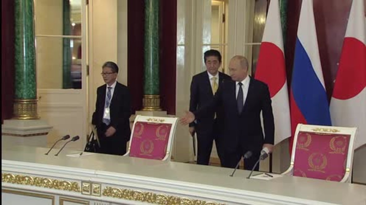 Russia: Abe urges for conclusion of peace treaty issue after 70 years