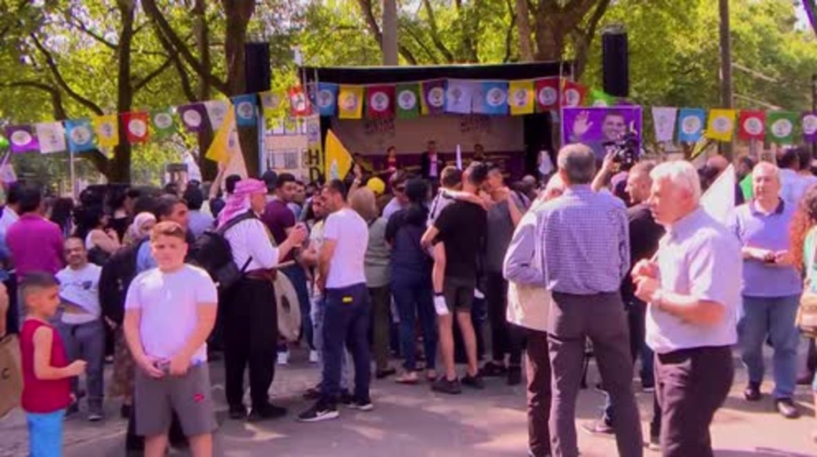 Germany: Cologne Kurds protest against Turkish offensive in Afrin