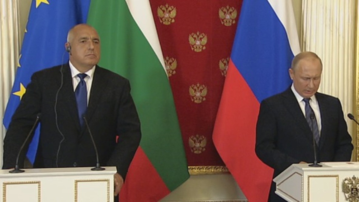 Russia: Putin and Bulgarian PM discuss Turkish pipeline, nuclear plant