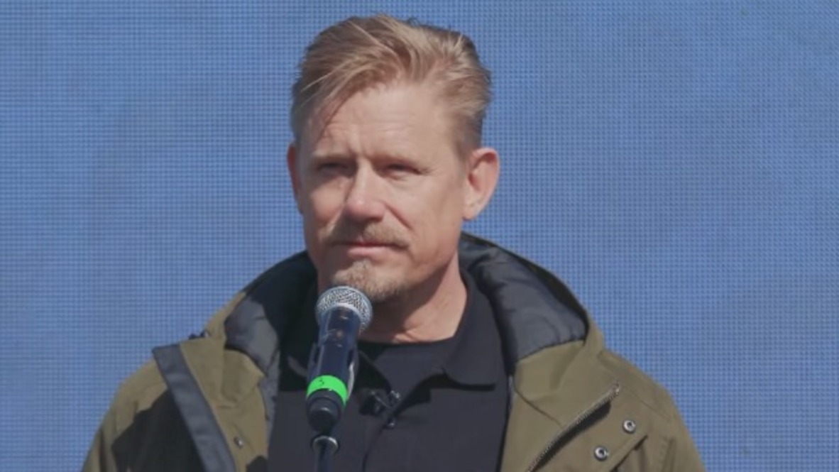 Legendary keeper Peter Schmeichel explores Saransk as World Cup nears *EXCLUSIVE* *PARTNER CONTENT*