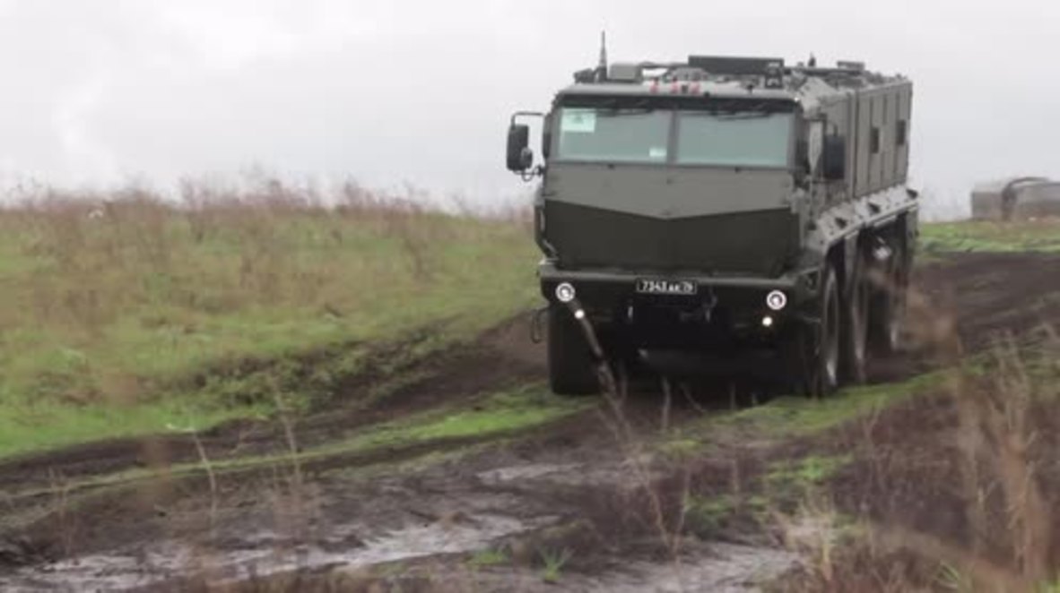 Russia: Brand new Kamaz Typhoons take part in Novosibirsk drills