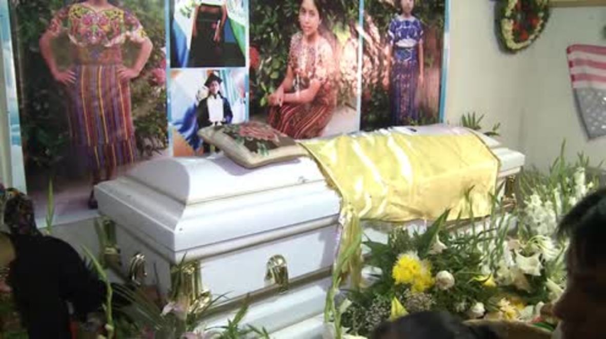 Guatemala: Grieving relatives bury migrant shot by US border patrol