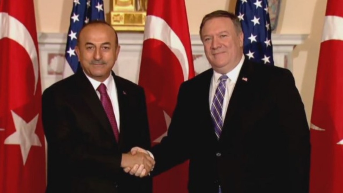 USA: Cavusoglu and Pompeo discuss Kurdish millitants in N. Syria