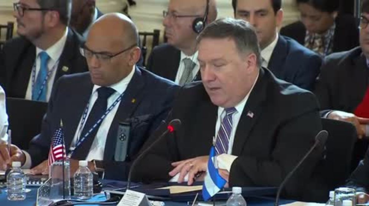 USA: Pompeo calls for Venezuela’s suspension from the OAS