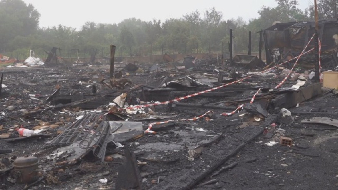 Italia: Desalojan un campamento de inmigrantes en Turín tras un incendio