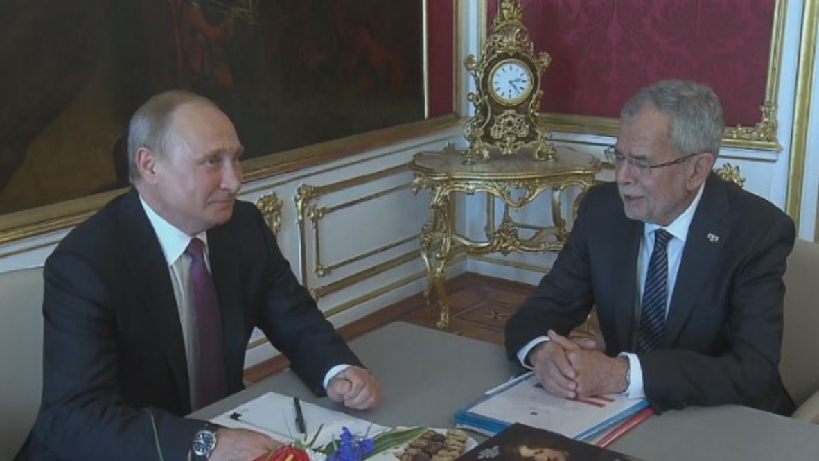 Austria: Putin llega a Viena en visita oficial