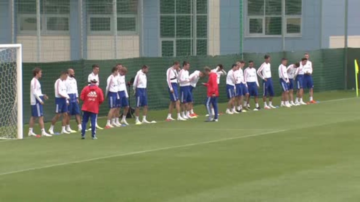 Russia: Russian team trains in Novogorsk for World Cup