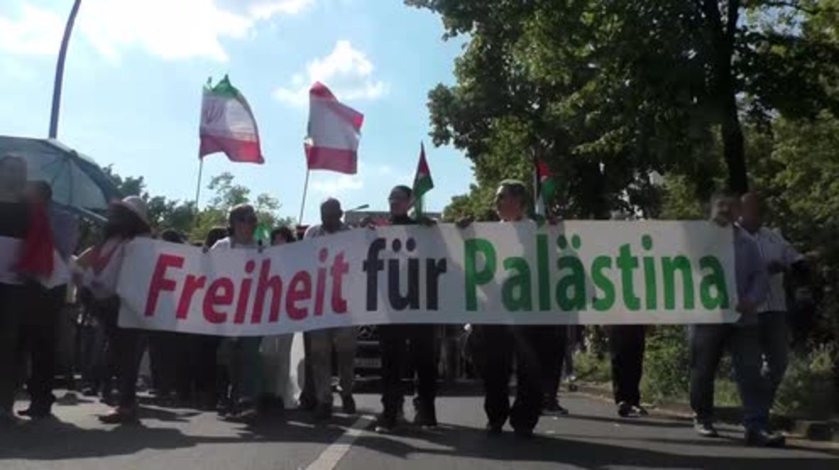 Germany: Al-Quds Day protest and counter-demo held in Berlin