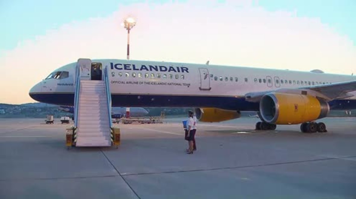 Russia: Iceland's team arrives in Russia ahead of WC