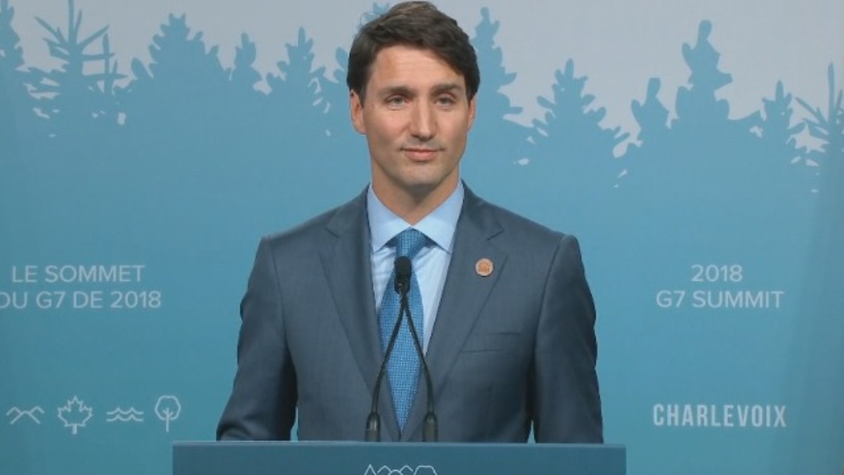 Canada: Trudeau on Trump tariffs: 'We will not be pushed around'