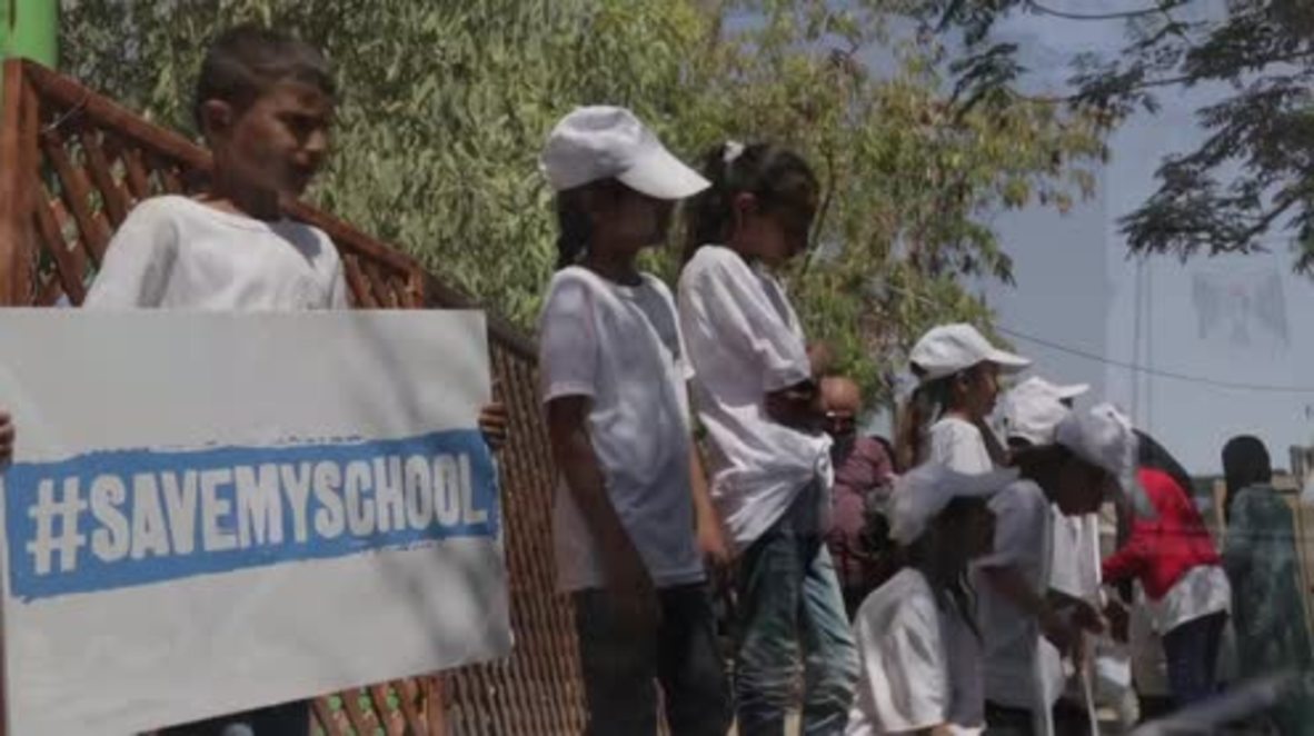 State of Palestine: Children battle to save school from Israeli demolition