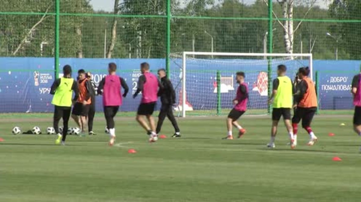 Russia: Suarez, Cavani and Uruguay team on show before WC opener