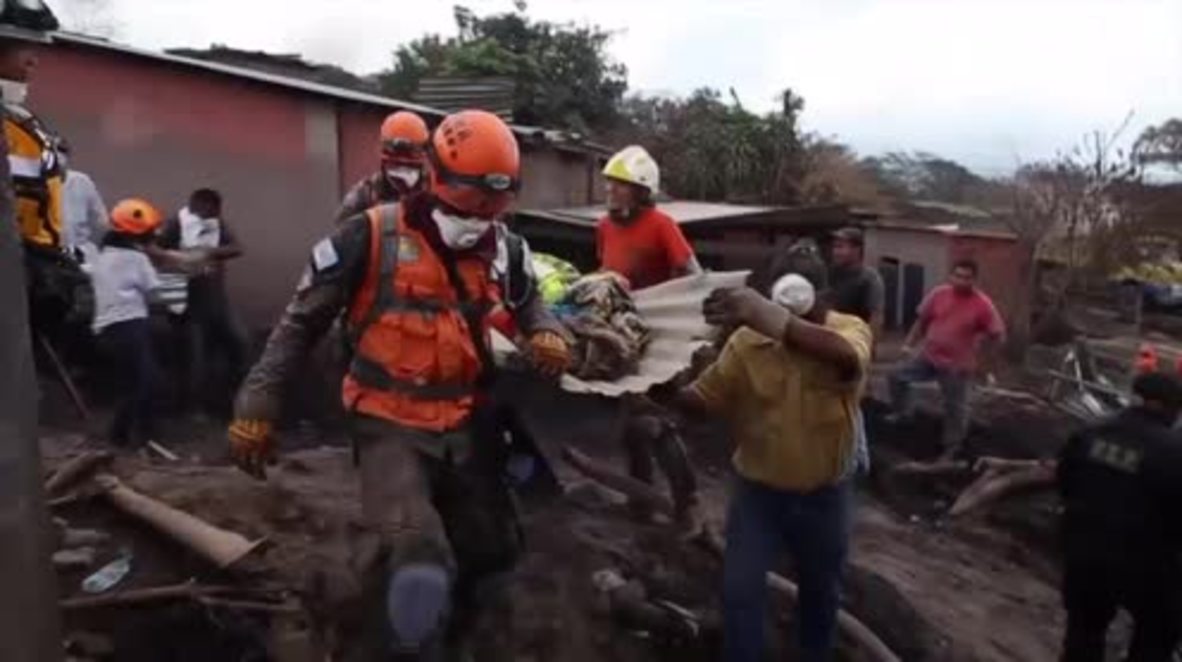Guatemala: Rescue operations continue 9 days after Fuego volcano eruption
