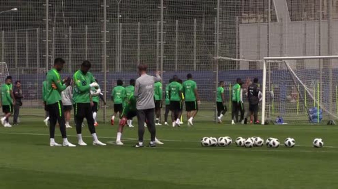 Rusia: Arabia Saudita entrena para su primer partido del Mundial
