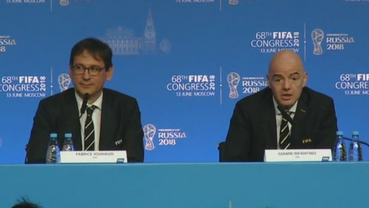 Russia: Infantino calls USA-Mexico-Canada bid 'historic' in FIFA