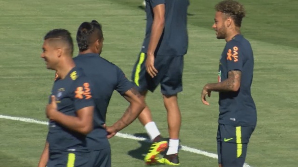 Russia: Brazil trains in Sochi ahead of World Cup