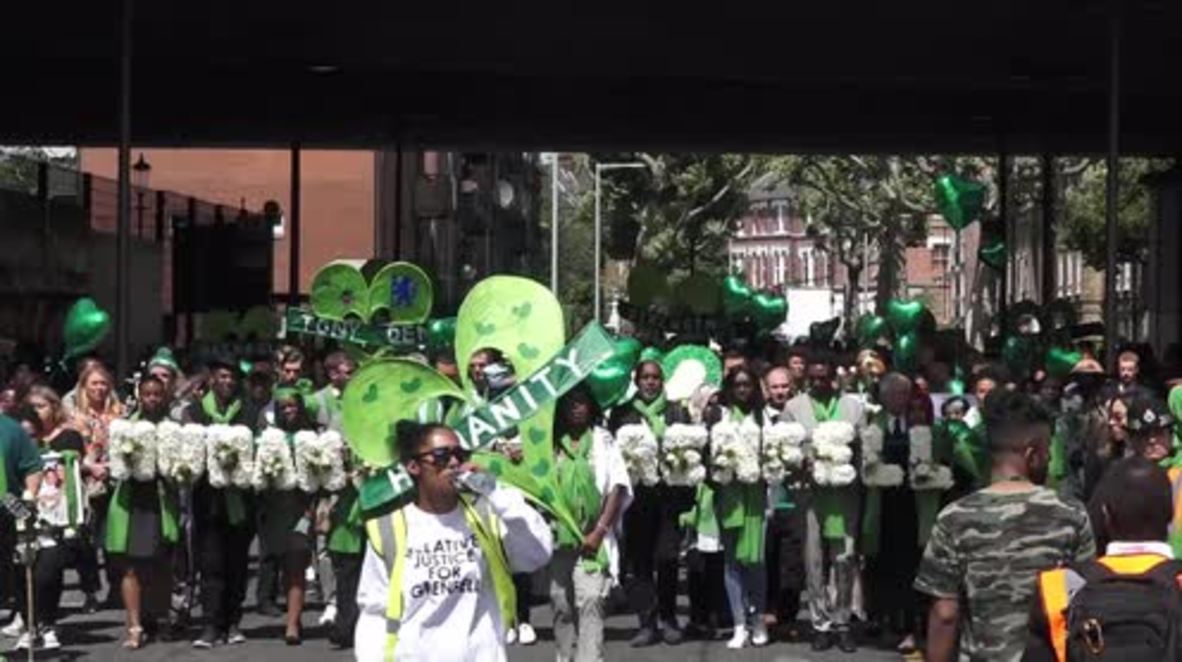 UK: London mourns Grenfell Tower victims one year after deadly fire