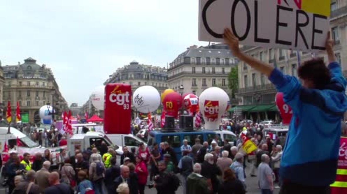 Francia: Los pensionistas encabezan la lucha contra la reforma de las pensiones propuesta por Macron