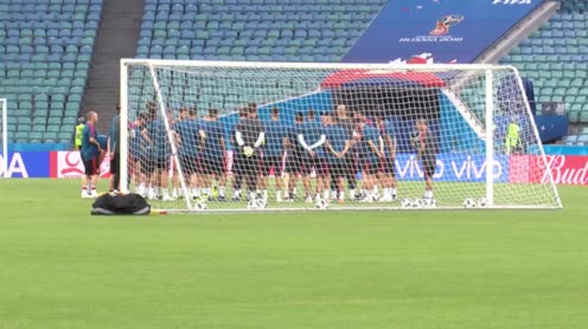 Rusia: El nuevo seleccionador español lidera el último entrenamiento de La Roja antes de medirse con Portugal