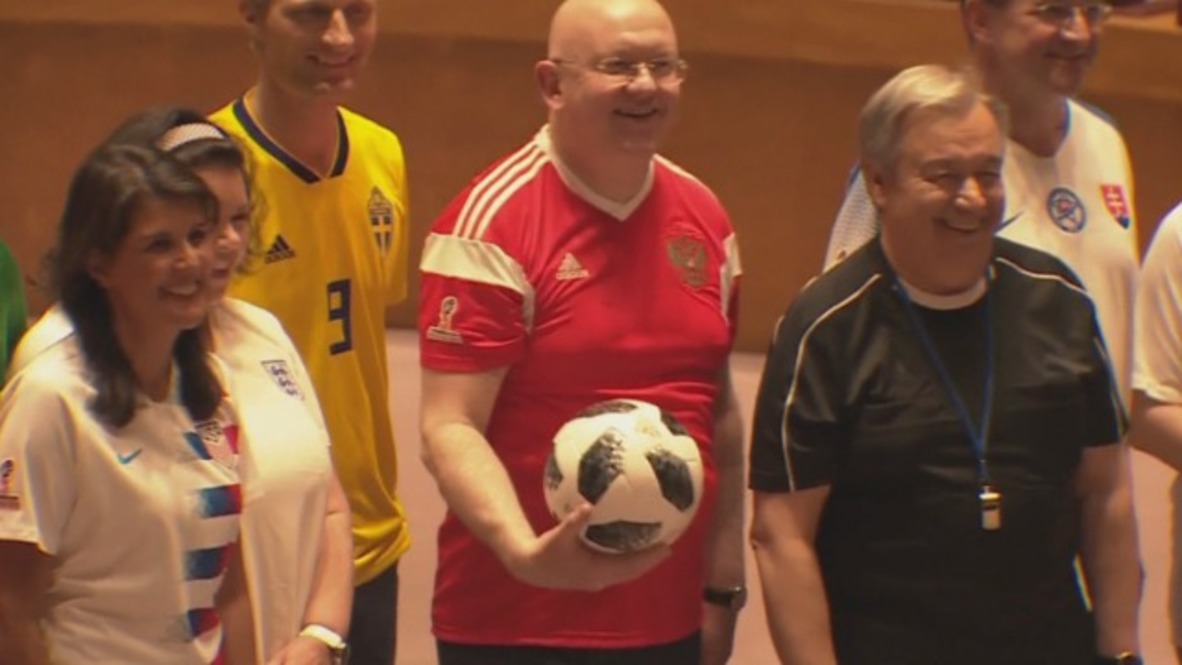 UN: Security Council kitted out for World Cup 2018